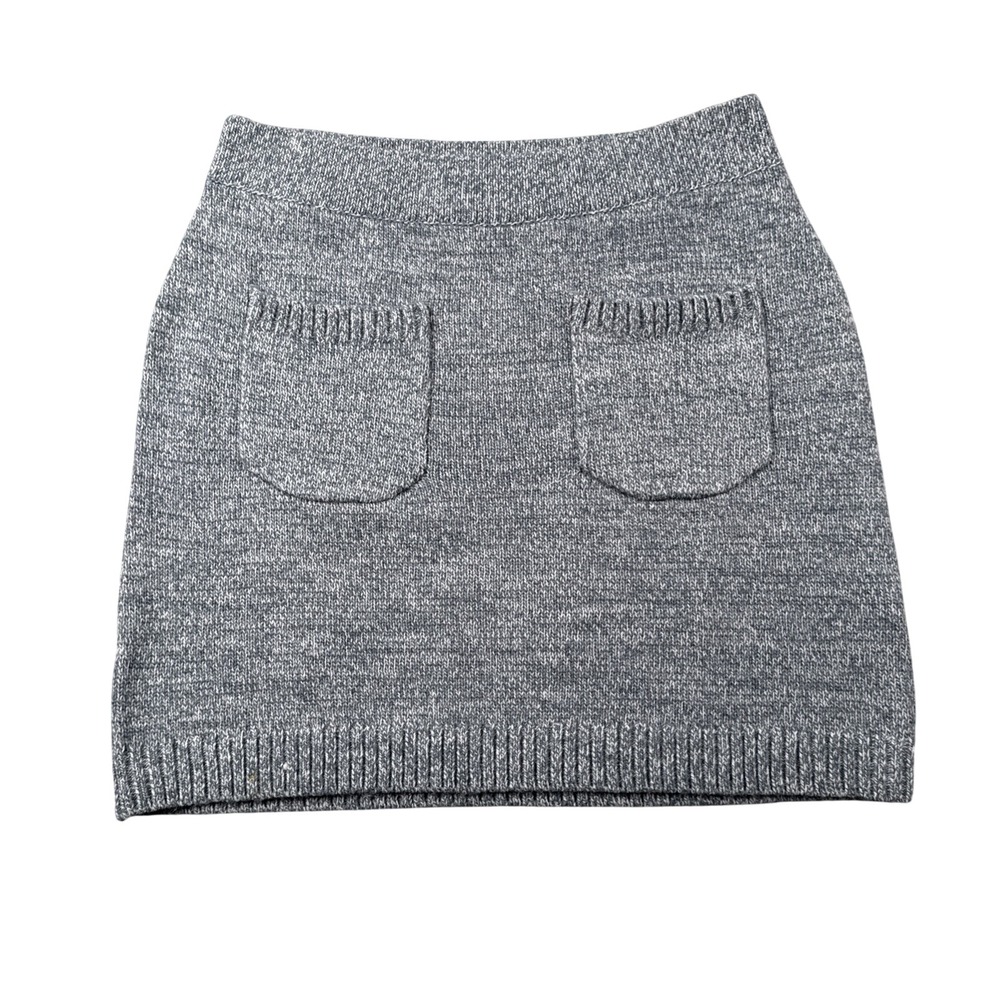 We the Free Viola Sweater Mini Skirt Womens M Blue / Gray Moon Combo Knit Casual